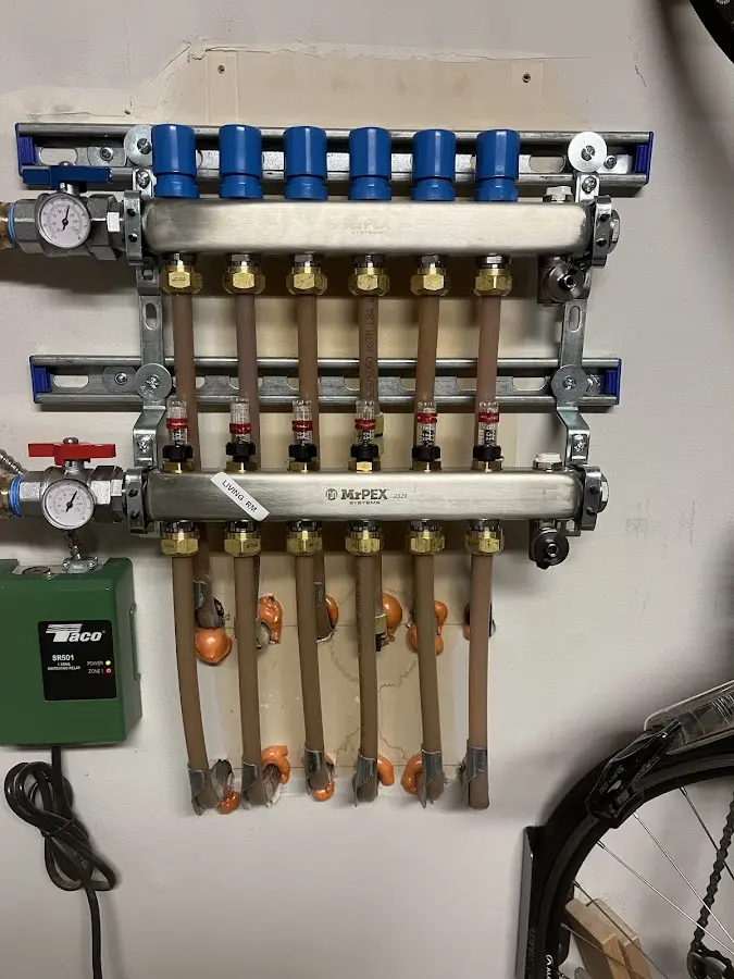 Plumber performing Leak Detection at a residential property in Lonoke